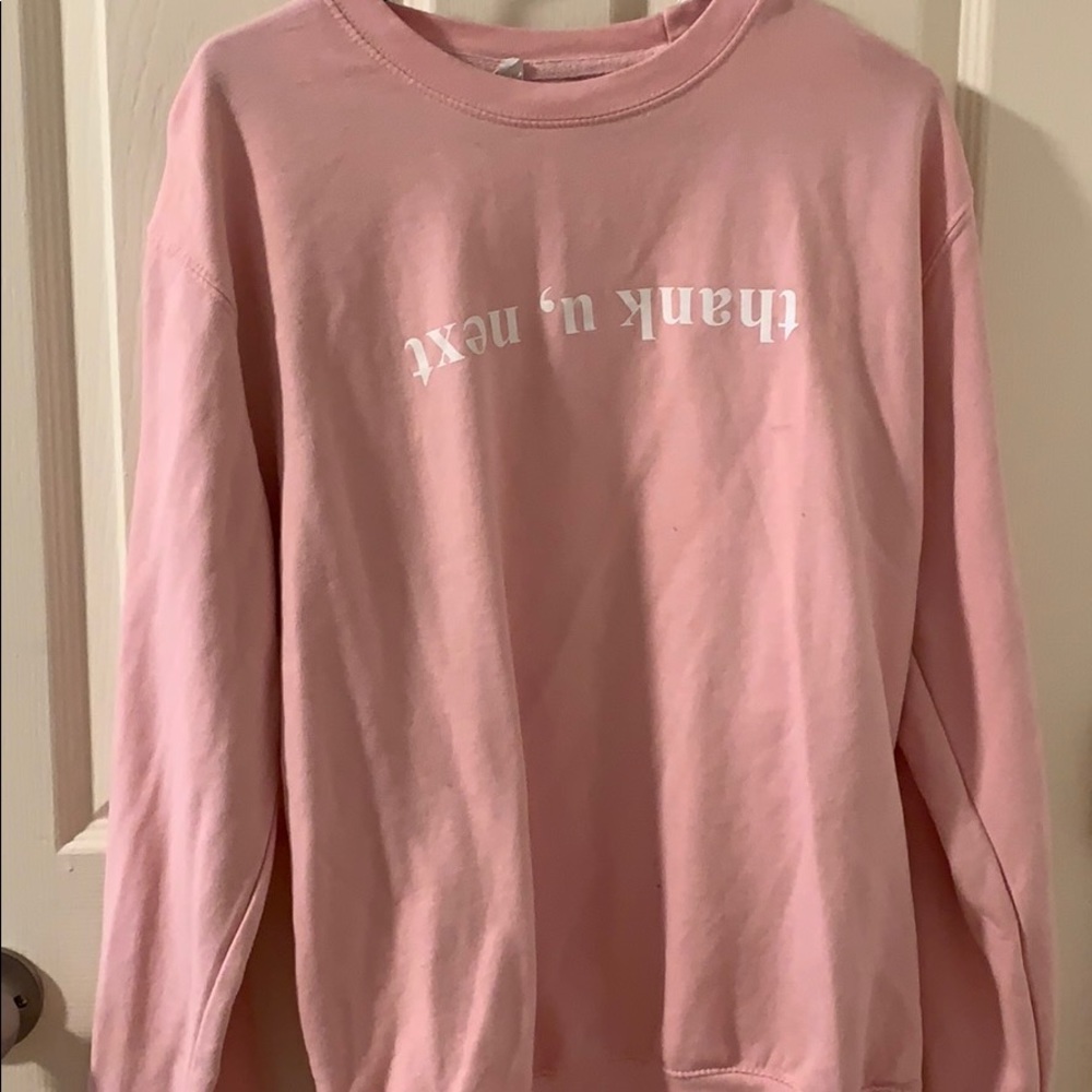 Ariana Grande pink sweater